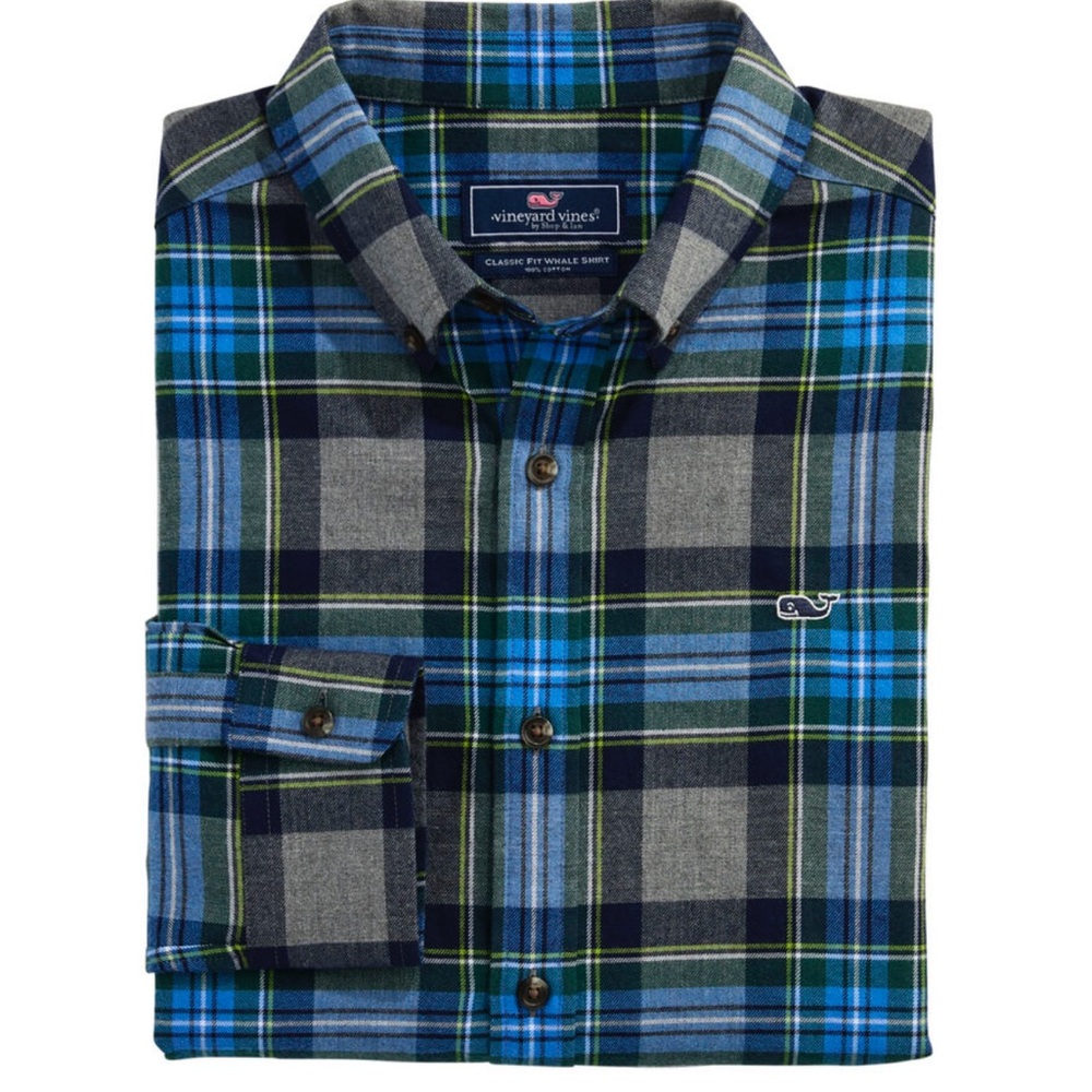 Vineyard Vines Flannel Plaid Shirt